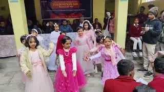 Dance performance on sukhriya sukhriya song 💫💫by my little nd lovely students ❤️on Foundation Day ☺️