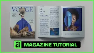 How to Design a Stunning Magazine in Affinity Designer 3 | Full Tutorial for Beginners