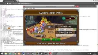 Ninja Saga - Desktop Rainbow Kirin Panel [100% Working]