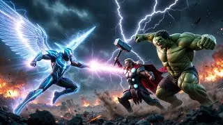 BLUE BEETLE vs IRON MAN vs HULK vs THOR | TILES HOP VIBES