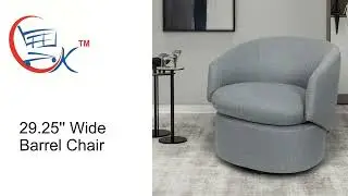 Crate And Barrel Stools : 29.25'' Wide Barrel Chair