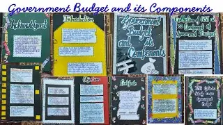 Government Budget and its Components | Economics Practical File | Complete Video | Class 12th | CBSE