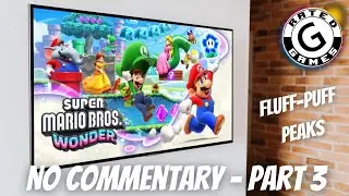 Super Mario Bros Wonder No Commentary - Fluff-Puff Peaks