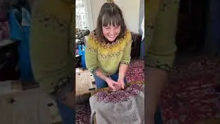 Steek Reinforcement and Cutting // Knitting Tutorial Video