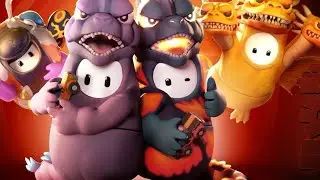 Fall Guys X Godzilla