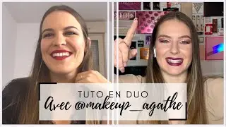 Makeup de f&ecirc;tes with @makeup_agathe ✨