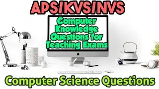 Army Public School: Computer Related Questions