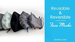 Reusable & Reversible Face Mask with Filter Pocket