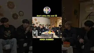 don't miss the end 🤣 Hindi dubbed #bts