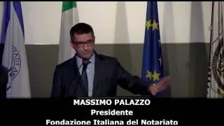 Intervento del Presidente Massimo Palazzo al 51&deg; Congresso Nazionale del Notariato