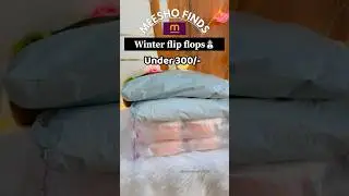 Meesho flip flop | winter finds | meesho winter find | winter haul #wintercollection #shorts #meesho