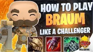 Braum ile Oyunu Taşıdım! FULL DESTEK 💥 S Notu! (Penta İ&ccedil;erir) #wildrift #leagueoflegends #braum