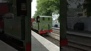 #11 Maitland Steam Train arriving at Station #steamtrain #shorts #steamrailway #isleofman