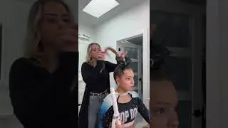 Grwm for cheer #cheer #cheerhair #hairtutorial #cheerleading #grwm