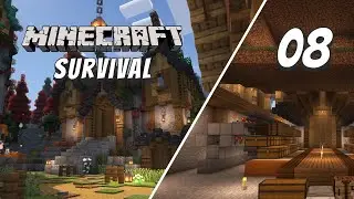 HUGE automatic STORAGE system - Minecraft Survival Let's Play - Ep.8 - Terralith