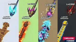 Snake Clash 🐍 Level 3400 to 4200 | 999% Boss Battle & All Epic Snake Fights #15