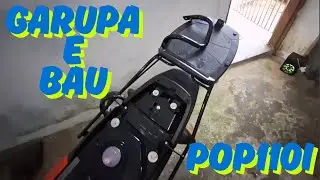 Garupa e baú para pop 110i