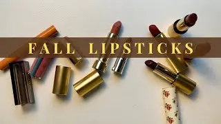 TOP 5 FALL LIPSTICKS | Swatches & Comparisons |  LISA ELDRIDGE, MERIT BEAUTY, GUCCI, GIVENCHY