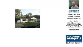 1627 Grandview, Lake Milton, OH Presented by Barry Shaffer.