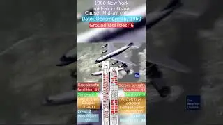 1960 New York mid air collision (seat map) #airplane #aviation #planecrash #crash