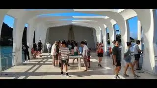 A Day Seeing USS Arizona Memorial At Pearl Harbor National Memorial - Honolulu, Hawaii USA 