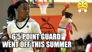 6'5 POINT GUARD WENT OFF THIS SUMMER! Jasper Johnson EYBL Highlights!