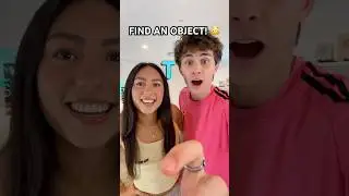 WHO WON? 🏆  FIND AN OBJECT STARTING WITH THE LETTER CHALLENGE! 😳🤣 ib: @JasminandJames #shorts