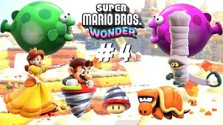 Super Mario Bros. Wonder 100% Walkthrough Part 4 Sunbaked Desert