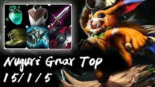 IGS Nuguri Challenger Gnar Top vs Poppy | Korea High Elo Replays