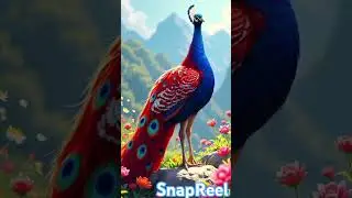 Beautiful Red and Blue Peacock Closeup#youtubeshorts#shorts#peacock #nature #trending #birds