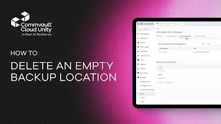 How to Delete an Empty Backup Location in Commvault | Safe Storage Cleanup in Command Center