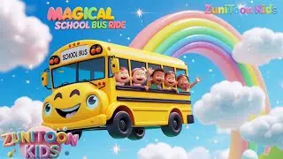 Magical School Bus Ride 🚌✨ | Cocomelon Style Kids Song | Nursery Rhyme