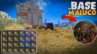 Nunca vi TANTA gente em uma BASE pequena no RUST