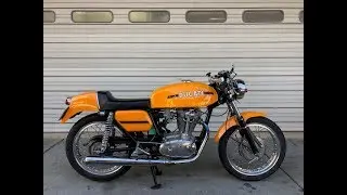1972 DUCATI 450 DESMO Yellow Kick Kick Kick