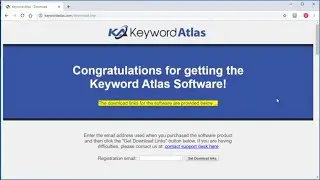 How to install Keyword Atlas on a Windows PC Computer