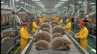 Inside the Modern Porcupine Leather Factory: From Raw Porcupine to Expensive Jacket (Full Process)