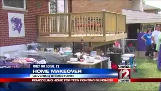 Family with son losing vision gets a safer, remodeled yard