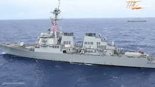 China warships c0llide US navy destroyer in disputed island Taiwan