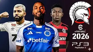 PES 2026 PS3 GLADIADORES PATCH 2.00 BAIXAR e INSTALAR 