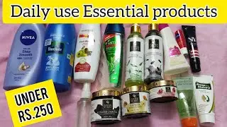 My daily Essential products || Haircare || skincare|| affordable price || Indian vlogger Renuka