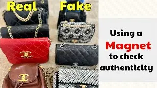 Chanel Bag Authentication Showdown: Magnet Test on Real vs. Fake!