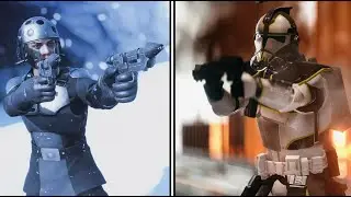 Arc Trooper & ISB Agent | Animation Comparison - Battlefront II