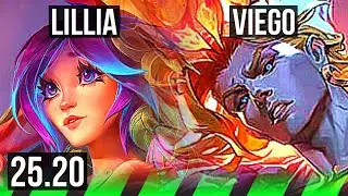 LILLIA vs VIEGO (JGL) | 17/1/5, Legendary | KR Master | 25.20