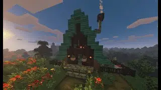 simple minecraft fairy house! block by block tutorial!