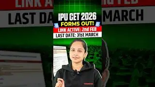 IPU CET 2026 Application Form OUT 🚨 | Apply Now @ ipu.ac.in #shorts