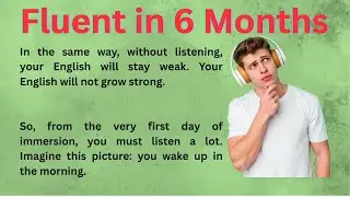 Fluent in 6 Months | Daily Routine Shadowing for Beginners to Learn Useful Phrases | Speak Naturally