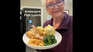 Winter in MS: Cooking&mdash;Amberjack Lunch; Crocheting&mdash;Chemo Cap