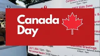 Walk Tour of Food Festival on Canada Day, North York| Ambience Sounds #asmrsounds #toronto
