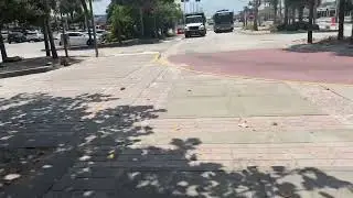 Space Coast Area Transit: Indian Harbour Beach Bound Route 26 Bus #3507 Timelaspe Canova Beach