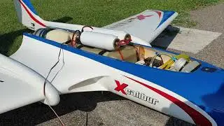 My Ripmax Xcalibur Wren 80 DCi jet engine startup sequence